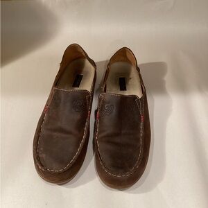 Brown Leather Loafers olukai